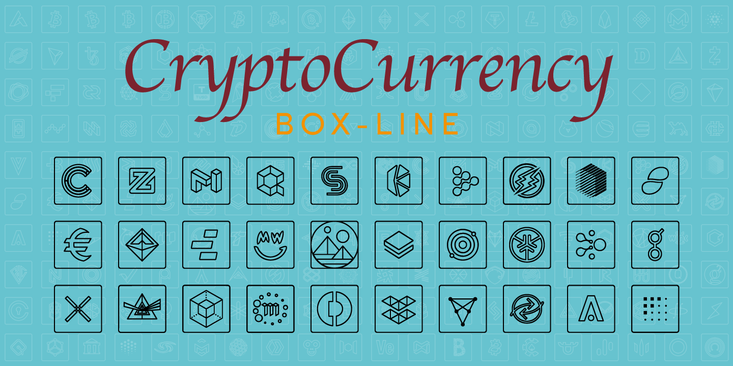 Cryptocurrency Unboxed Font preview